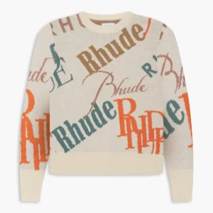 Rhude Ornge & Brown Sweatshirt