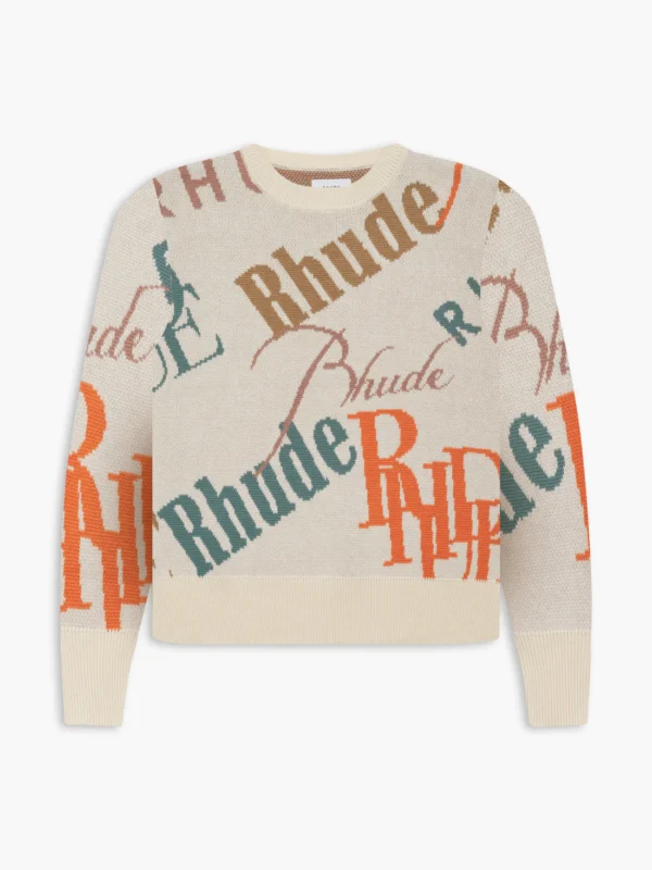 Rhude Ornge & Brown Sweatshirt